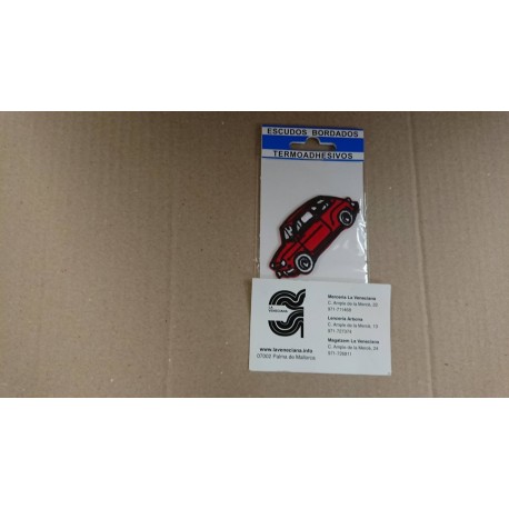 APLICACION COCHE 600 ROJO TERMOADHESIVA