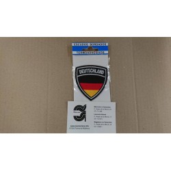 APLICACION ESCUDO BANDERA ALEMANIA TERMOADHESIVA 6*6 CM