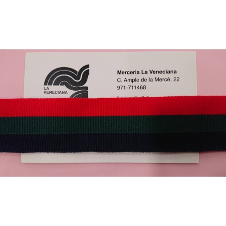 CINTA GROSGRAIN RAYA 25 MM
