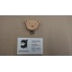 PINZA NIQUEL CON OSO MADERA APROX. 5*3 CM