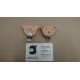 PINZA NIQUEL CON OSO MADERA APROX. 5*3 CM