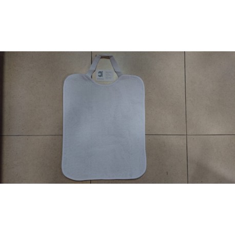 BABERO GERIATRICO 38*48 CM CON ELASTICO Y EVA BLANCO