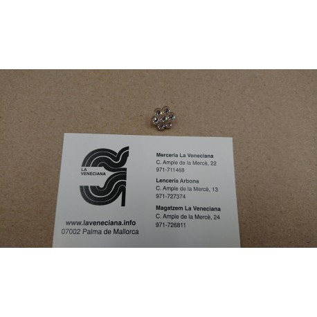 BOTON SIMIL STRASS 10 MM