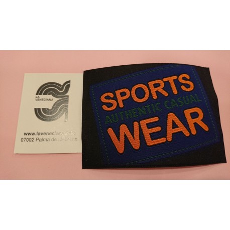 APLICACION SPORTS WEAR 9*6.5 CM TERMOADHESIVA