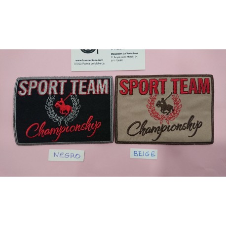 APLICACION SPORT TEAM 10.5*7.5 CM TERMOADHESIVA