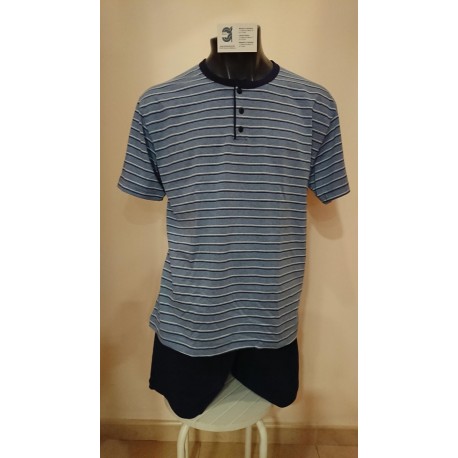 PIJAMA HOMBRE 50% ALGODON 50% POLIESTER