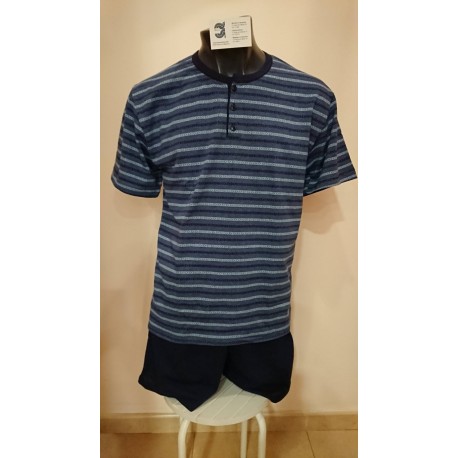 PIJAMA HOMBRE 50% ALGODON 50% POLIESTER