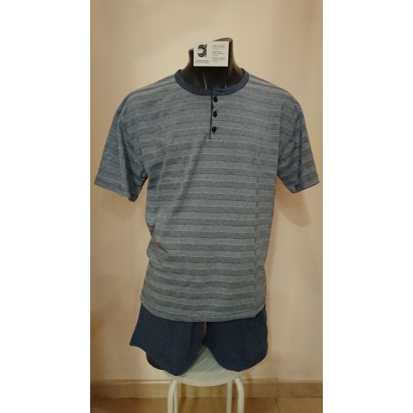 PIJAMA HOMBRE 50% ALGODON 50% POLIESTER