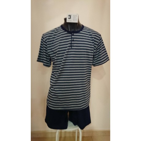 PIJAMA HOMBRE 50% ALGODON 50% POLIESTER