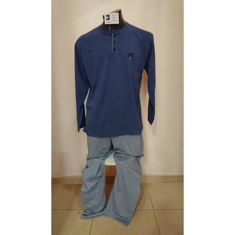 PIJAMA HOMBRE 50% ALGODON 50% POLIESTER