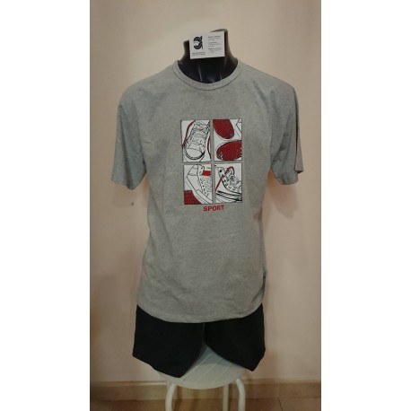 PIJAMA HOMBRE 50% ALGODON 50% POLIESTER