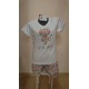 PIJAMA MUJER MANGA CORTA    100% ALGODON