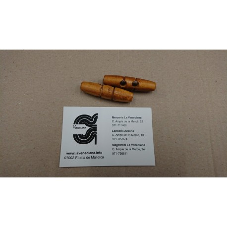 BOTON TRENKA MADERA 4.5 CM
