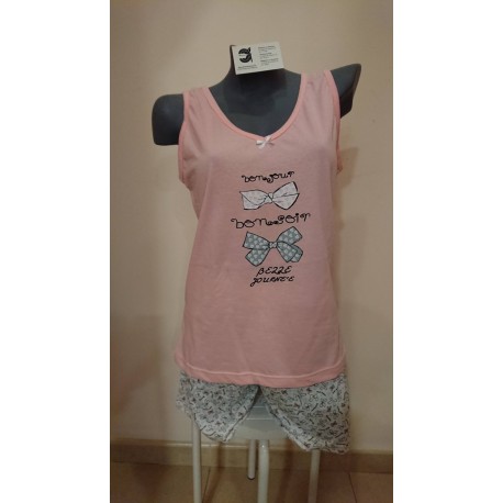PIJAMA MUJER  50% ALGODON 50% POLIESTER