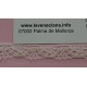 PUNTILLA ALGODÓN CON BRILLO 1 CM