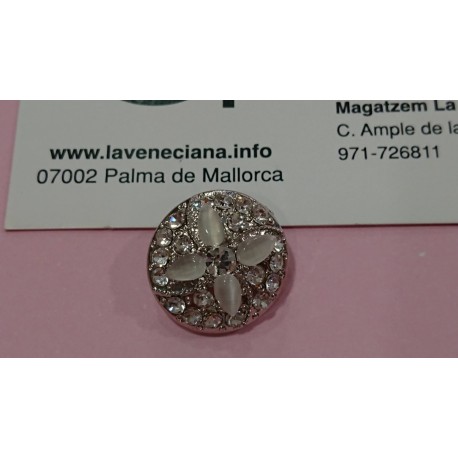 BOTON METAL PEDRERIA