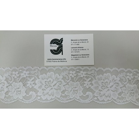 PUNTILLA NYLON ELASTICA 6 CM