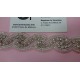 GALON ROCALLA Y STRASS DE 3 CM