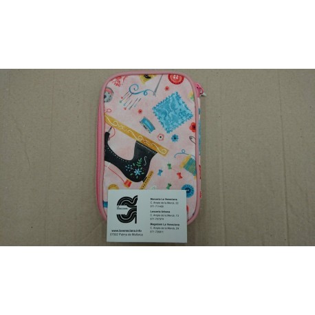 ESTUCHE GANCHILLOS CILINDRO 10*6.5 CM
