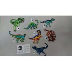 APLICACION DINOSAURIOS APROX 9*10 CM