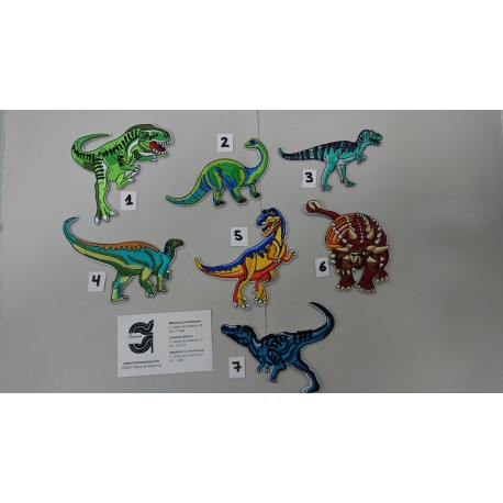 APLICACION DINOSAURIOS APROX 9*10 CM