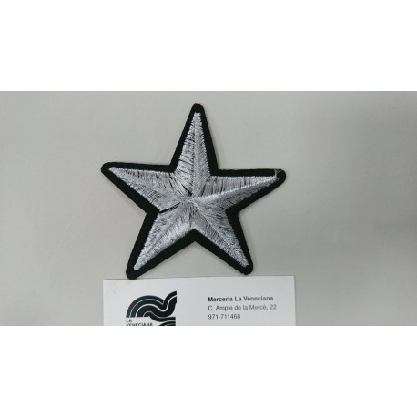 APLICACION ESTRELLA METALIZADA 8*8 CM TERMOADHESIVA