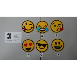 APLICACION EMOTICONO 6*6 CM TERMOADHESIVA