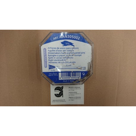 ALFILERES EXTRAFINOS CAJA 250 G CON ESPUMA