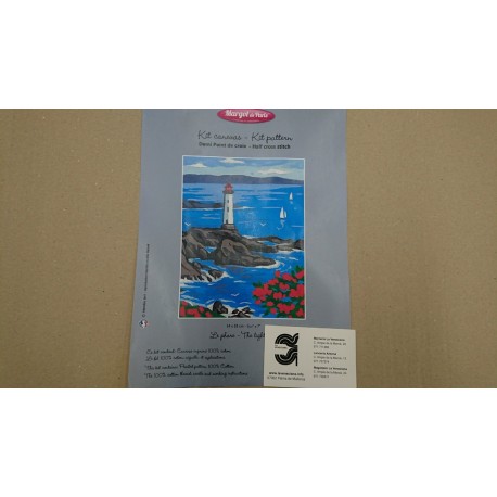 KIT CAÑAMAZO 25*25  FARO CONTIENE AGUJA E HILOS