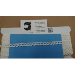 PUNTILLA BOLILLO 8 MM ALGODON 100%