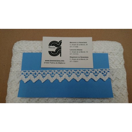 PUNTILLA BOLILLO  2 CM ALGOODN 100%