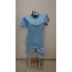 PIJAMA MUJER MANGA CORTA