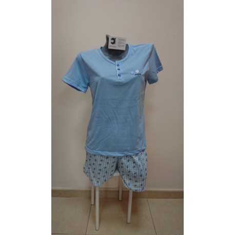 PIJAMA MUJER MANGA CORTA