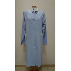 BATA MUJER M/L BOTONES 50% ALG 50% POL