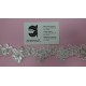 GUIPUR LENTEJUELA Y PERLAS · 4CM · BLANCO