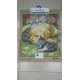 CAÑAMAZO GATITOS Y PERRO DE MEDIO PUNTO 47.5*37 CM