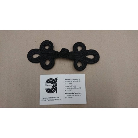 ALAMAR PASAMANERIA 14*5.5 CM NEGRO