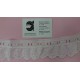 TIRA BORDADA FRUNCIDA CON PASACINTAS DE 5 CM