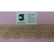 PUNTILLA METALIZADA DE 5 CM DORADA
