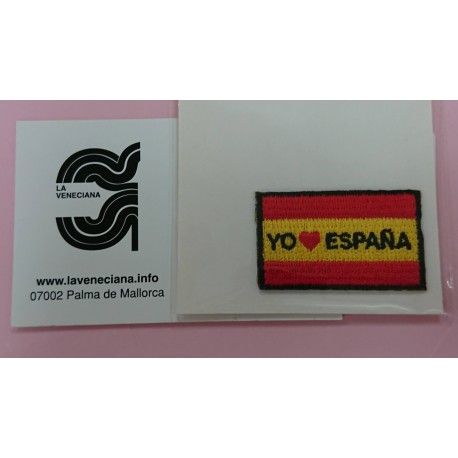 APLICACION ESPAÑA 4*2.5 CM TERMOADHESIVA