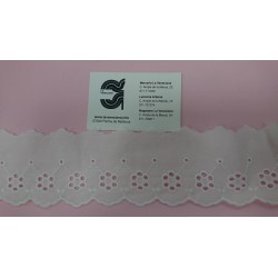 TIRA BORDADA  6.5 CM ALG/POL