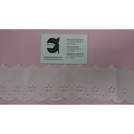 TIRA BORDADA APROC 6 CM  ALGOODN-POLIESTER