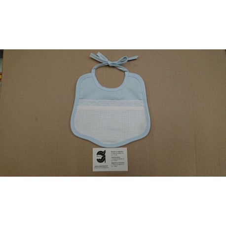 BABERO LENCERO PARA BORDAR APROX 19*18