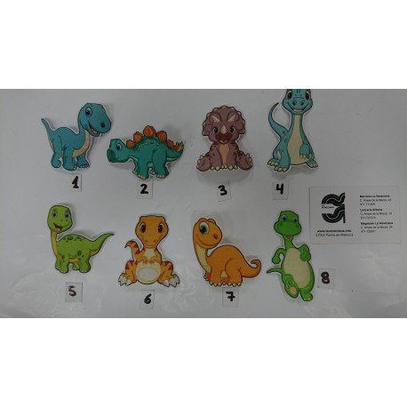 APLICACION DINOSAURIOS TERMOADHESIVA