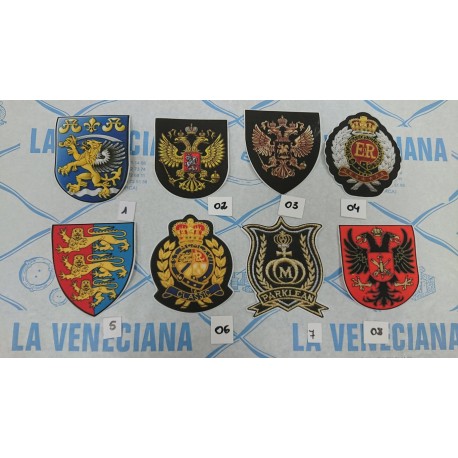 APLICACION ESCUDOS TERMOADHESIVA