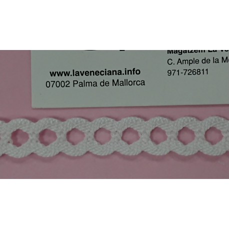 ENTREDOS BOLILLO DE 12 MM POLYAMIDA