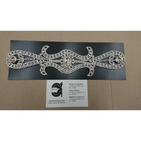 APLIQUE PEDRERIA 23*6 CM