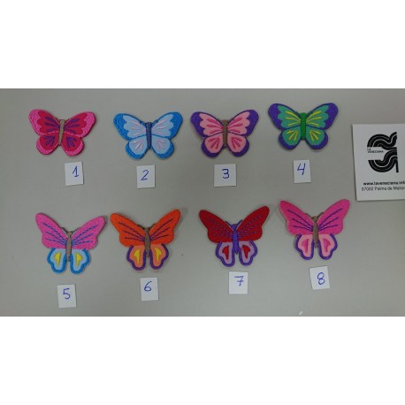 APLICACION MARIPOSAS 5*4 CM TERMOADHESIVA