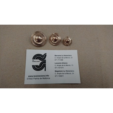 BOTON METAL PIE NICKEL FREE