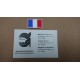 APLICACION MINI BANDERA FRANCIA APROX 3*2 CM TERMOADHESIVA